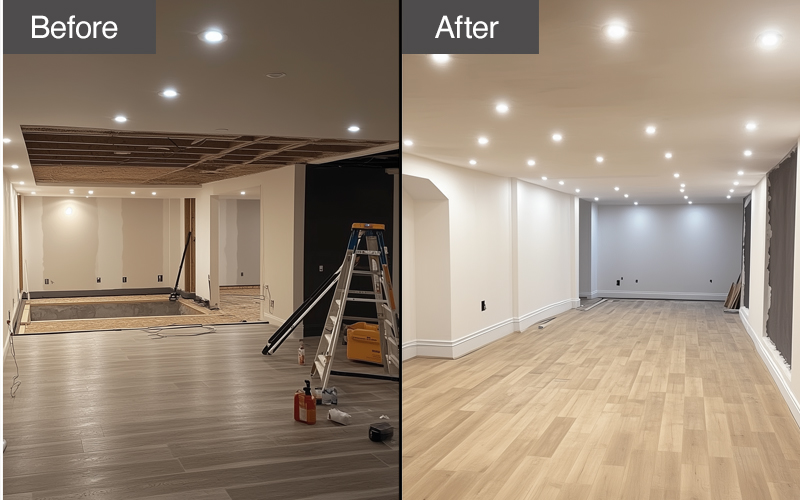 Projects-before-after-basement
